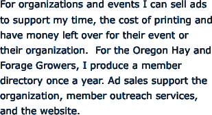 For organizations and events I