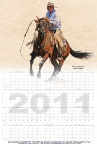 Buckaroo Country cowboy calendar 2011 — sample work